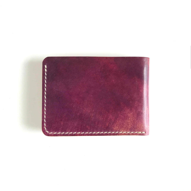 6-Pocket Billfold - Shell Cordovan - Red Marbled Rocado + Natural