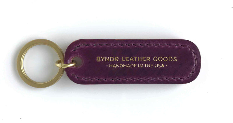 Heavyweight Keychain - Shell Cordovan - Red Marbled Rocado