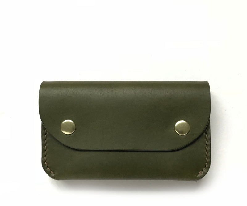Two Pocket Bubble Coin Wallet - BYNDR LEATHER GOODS