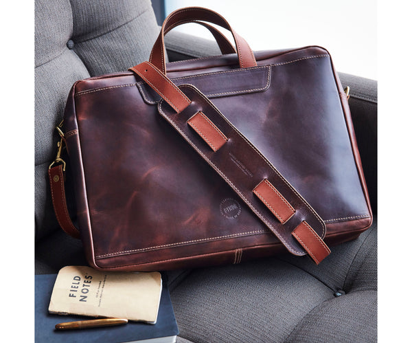 BYNDR Laptop Messenger bag - BYNDR LEATHER GOODS