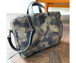 BYNDR CAMO Laptop Messenger bag - BYNDR LEATHER GOODS