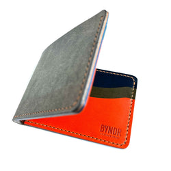 6-Pocket Billfold - Grey + Navy + Green + Orange + Brown