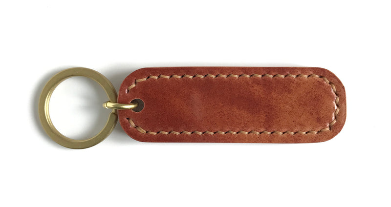 Shell Keychain Leather Heavyweight Keychain - Shell Cordovan - Sienna Marbled Rocado – BYNDR ...