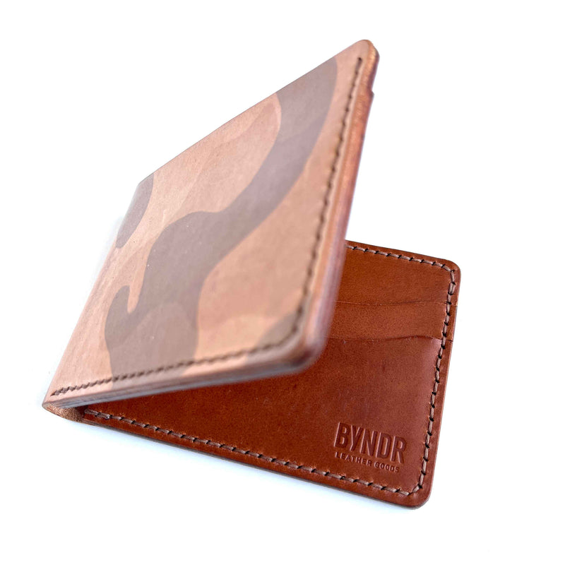 6-Pocket Billfold - Natural Camo + Whiskey