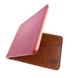 6-Pocket Billfold - red + whiskey