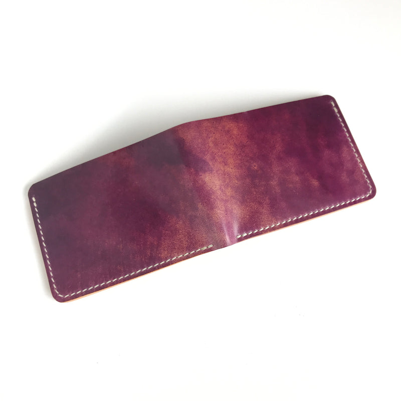 6-Pocket Billfold - Shell Cordovan - Red Marbled Rocado + Natural