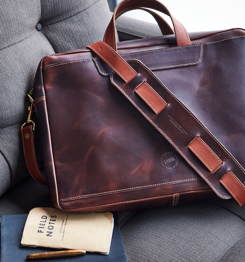 BYNDR Laptop Messenger bag - BYNDR LEATHER GOODS